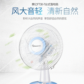 淘寶數(shù)碼家電落地式電風(fēng)扇簡(jiǎn)約詳情頁(yè)