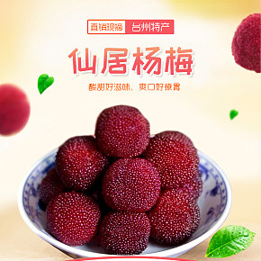 仙居楊梅食品詳情頁設(shè)計