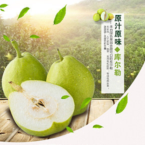 新疆庫(kù)爾勒香梨 新鮮水果詳情頁(yè)