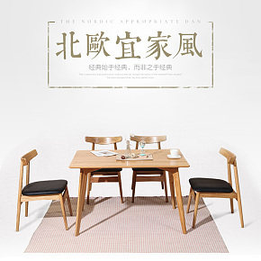 北歐簡(jiǎn)約家具詳情頁(yè)