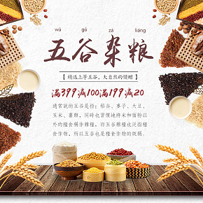 2018新上市五谷杂粮健康营养首页