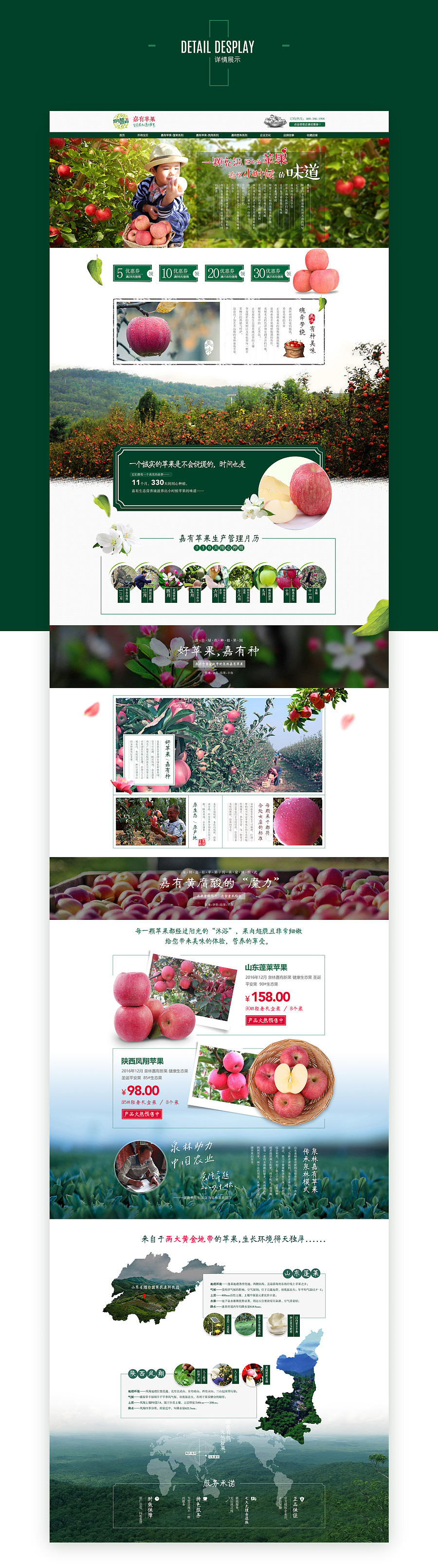 淘寶美工蟠桃嘉有食品水果蘋果首頁簡約風(fēng)作品