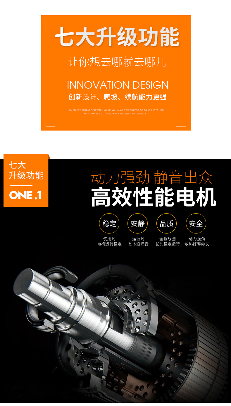 淘寶美工陽光正好平衡車詳情設(shè)計作品