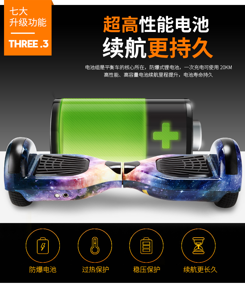 淘寶美工陽光正好平衡車詳情設(shè)計作品