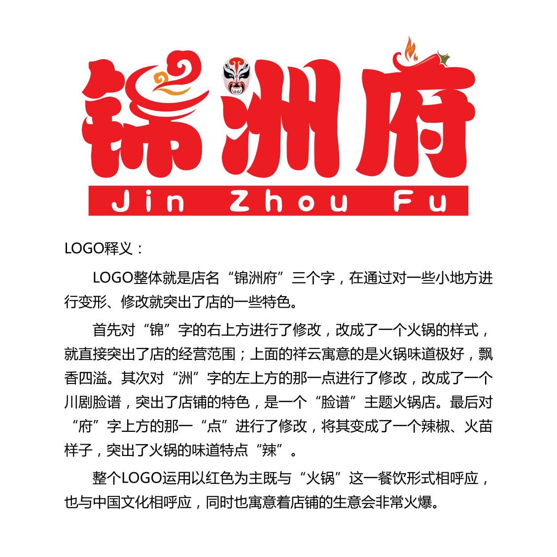 淘寶美工灰太狼錦洲府火鍋店logo作品