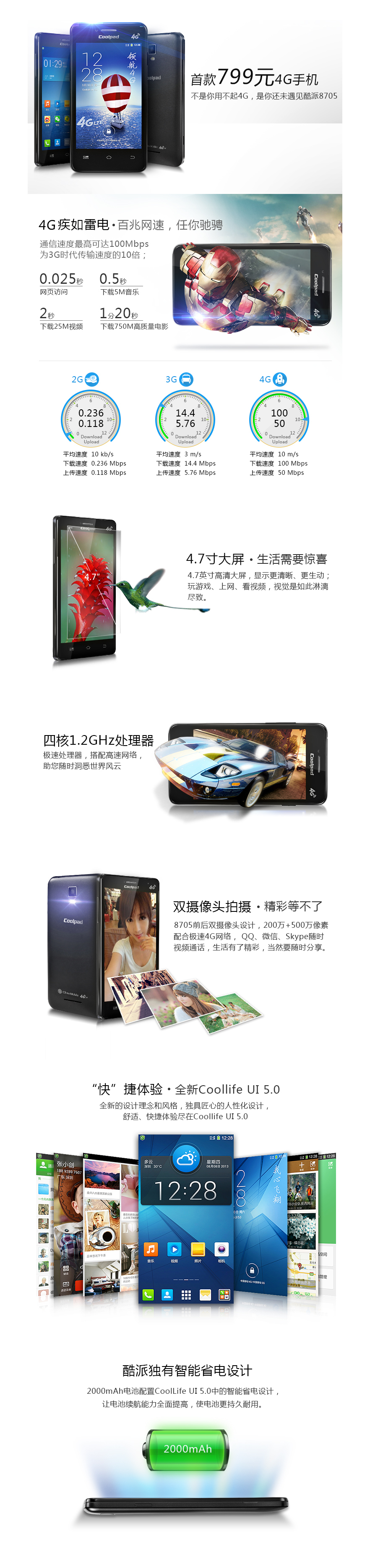 淘宝美工徐晓亮酷派手机产品介绍图作品