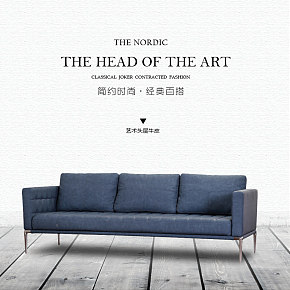 家居家具沙发欧美简约北欧风