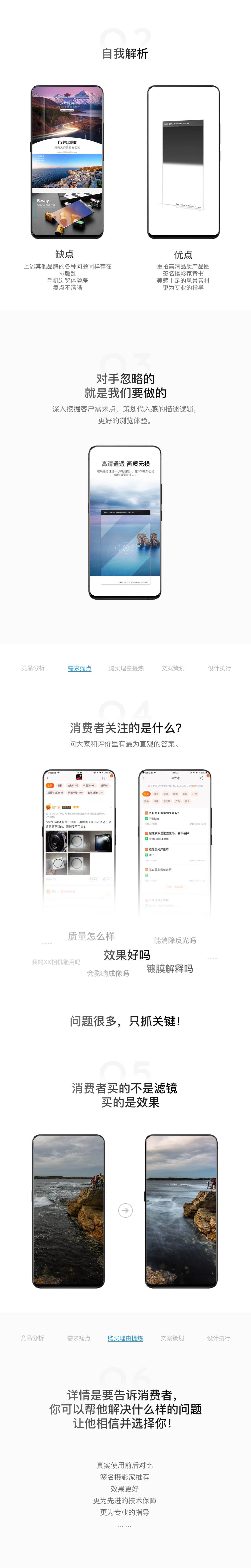 淘宝美工阿成90数码摄影滤镜 爆款详情页策划案列作品