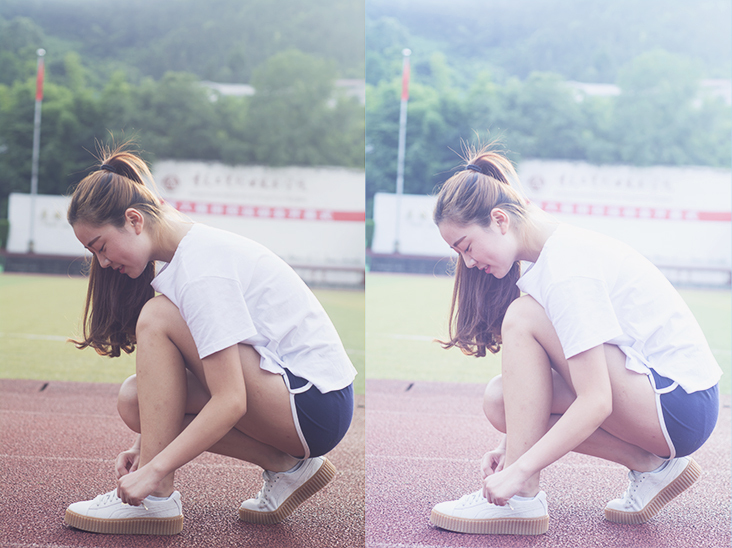 淘宝美工小扣人物小清新调色作品