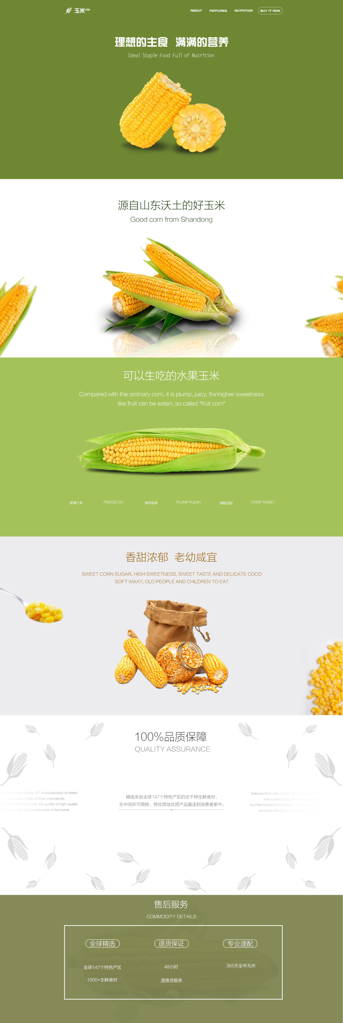 淘宝美工一辉悠悠玉米辅食首页作品