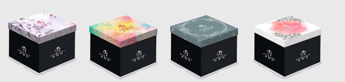 淘寶美工朝霞蛋糕合包裝設(shè)計作品
