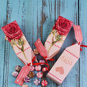 包装设计玫瑰糖盒