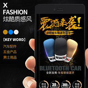 车载蓝牙小电器详情页设计