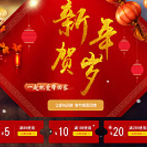 年货节首页部分