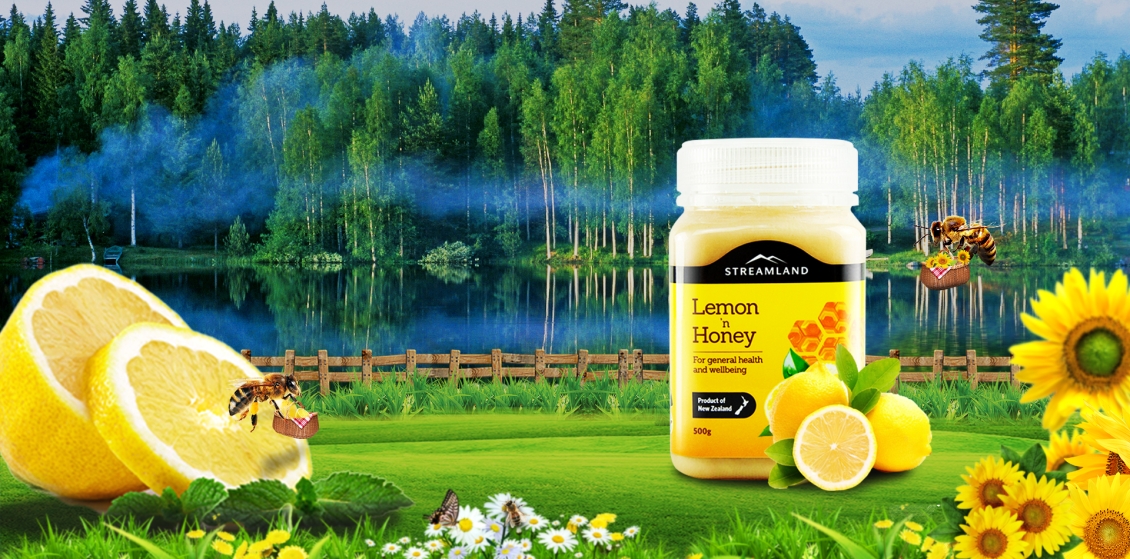 淘宝美工一辉streamland蜂蜜海报作品