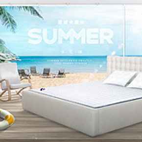 床墊夏日主題海報
