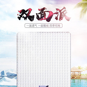 雙面可用床墊海報