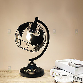 北欧铁艺小台灯