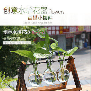 創(chuàng)意水培花器桌面擺飾擺件