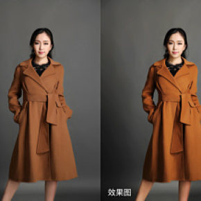 女装大衣精修效果图