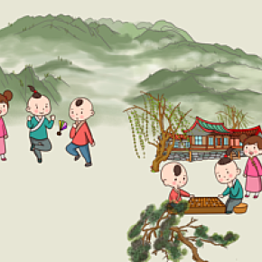 可愛的手繪小人物