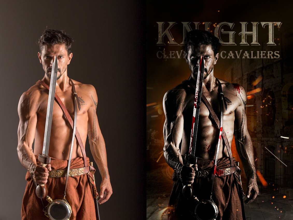 淘宝美工小亮x骑士人物调色作品