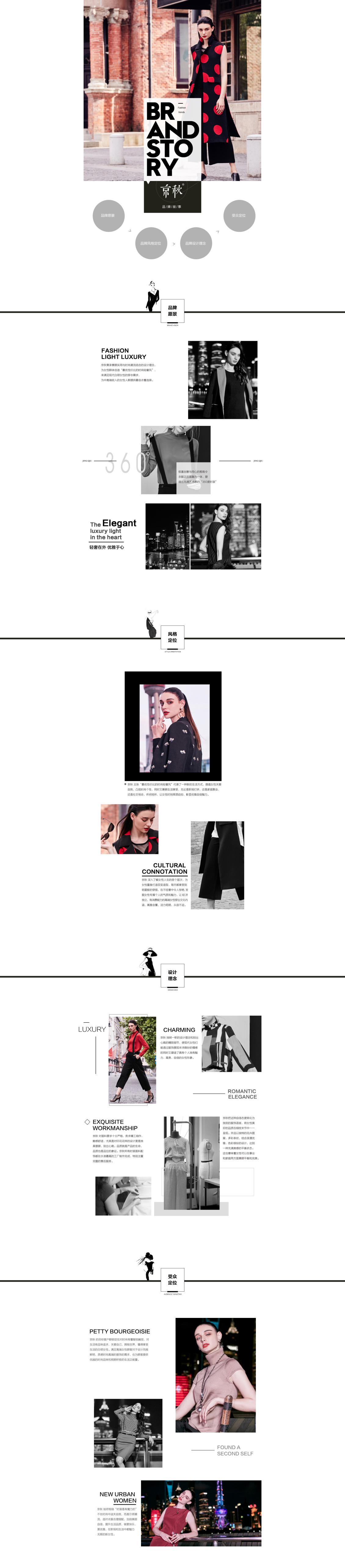 淘宝美工蓝海遇鲸京秋旗舰店品牌故事作品