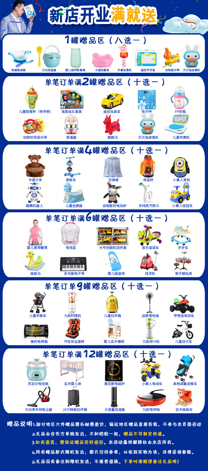 淘寶美工阿藍(lán)母嬰玩具詳情頁禮品圖作品