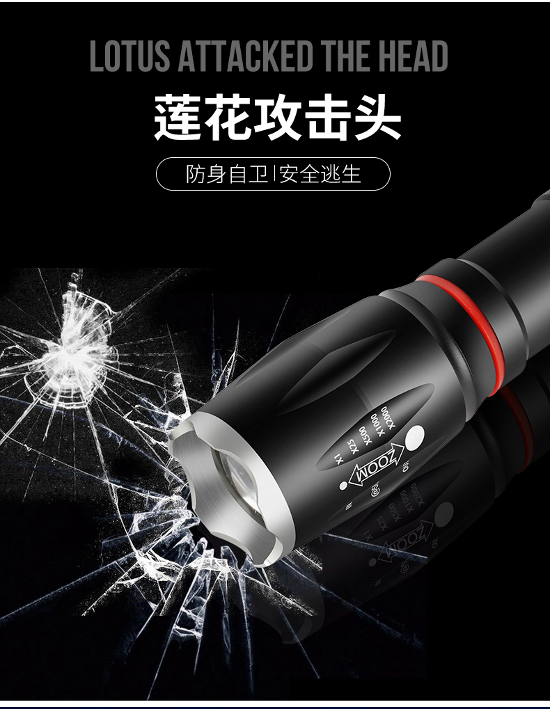 淘寶美工陽(yáng)光正好手電筒詳情頁(yè)作品