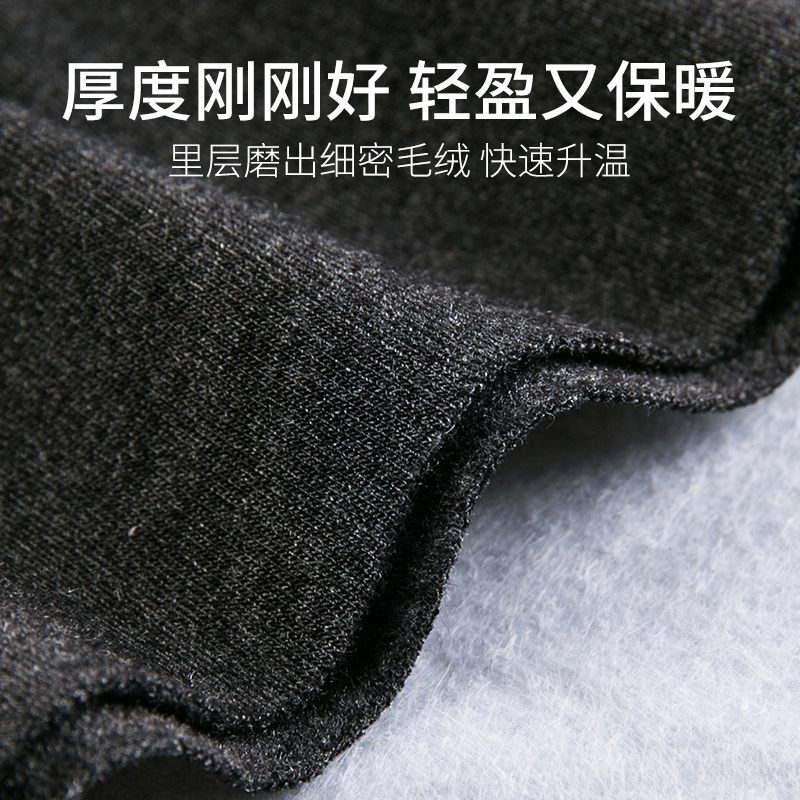 淘寶美工kikk保暖內衣男士純棉秋衣秋褲薄款棉毛衫青年全棉基礎內衣男保暖內衣作品