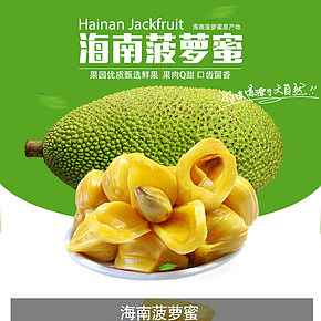 食品保健蔬菜水果菠萝蜜海南菠萝蜜详情页