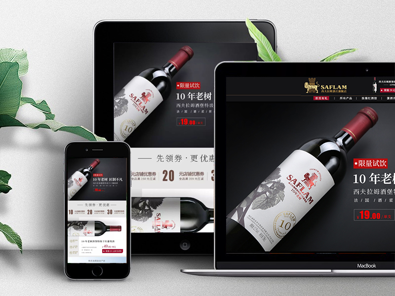 淘寶美工Rye西夫拉姆旗艦店天貓店PC首頁電腦端設計裝修作品