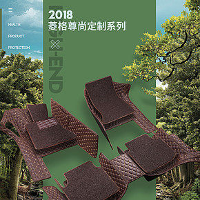 时尚简约汽车脚垫