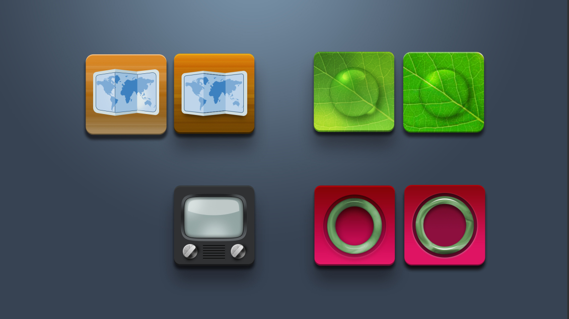 淘宝美工饭饭2018拟物化图标设计作品