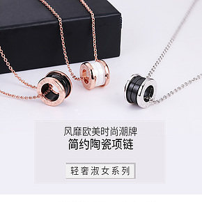 小紅人陶瓷網(wǎng)紅項(xiàng)鏈 淘寶 時(shí)尚簡(jiǎn)約 詳情頁(yè)設(shè)計(jì)