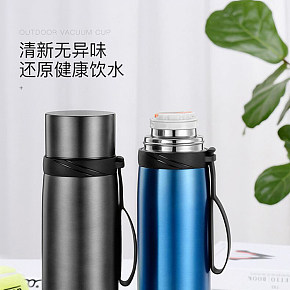 保温杯大容量不锈钢喝水杯车载户外便携家用泡茶杯杯子详情页