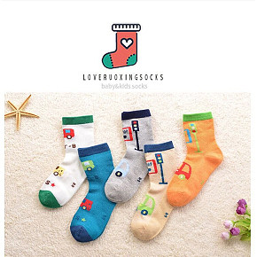 儿童袜子夏季薄款纯棉男童女童宝宝短袜详情页