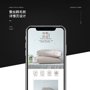 蠶絲鵝毛枕-詳情頁
