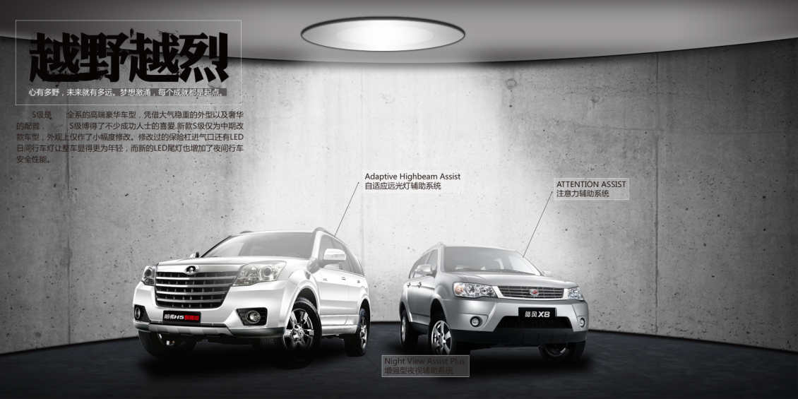 淘宝美工大少爷海报 汽车 性能作品