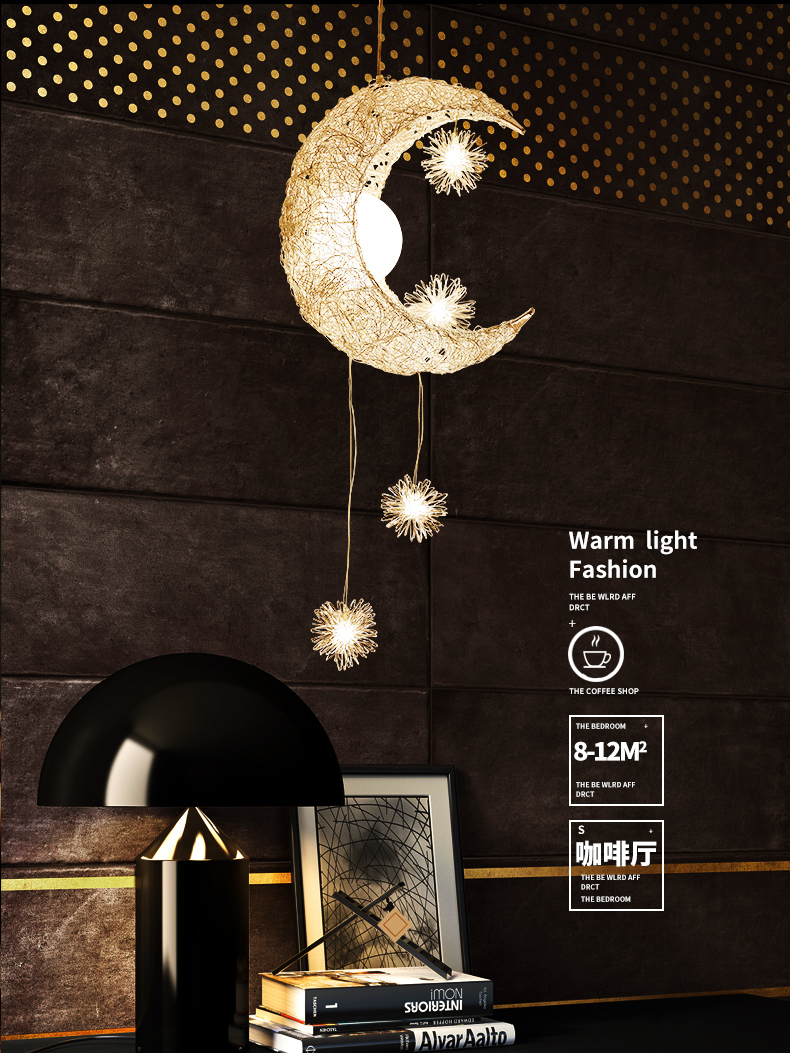 淘宝美工kikk餐厅吊灯现代简约鸟巢客厅灯创意三头个性吧台卧室灯温馨北欧灯具作品