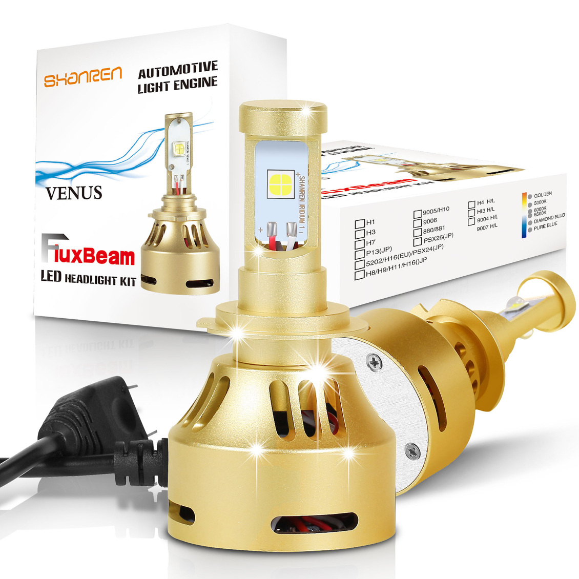 淘宝美工龙门紫婷亚马逊汽车LED灯作品