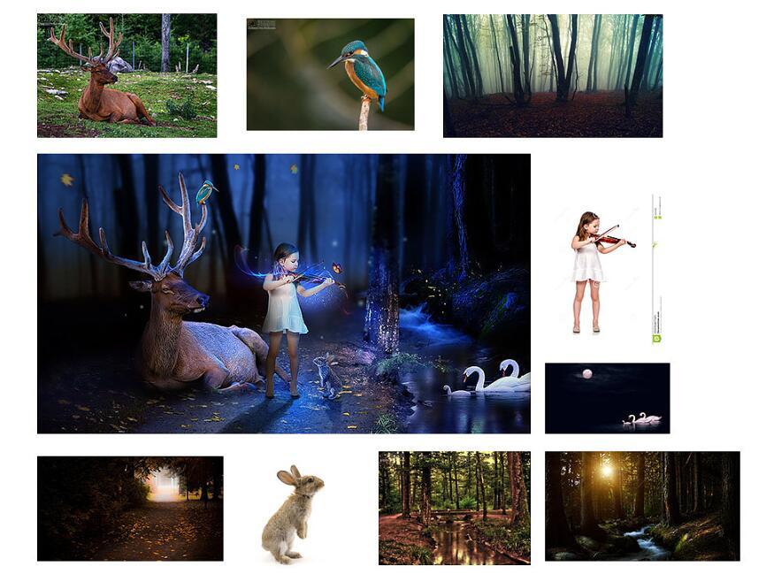 淘宝美工像素怪兽创艺海报合成作品