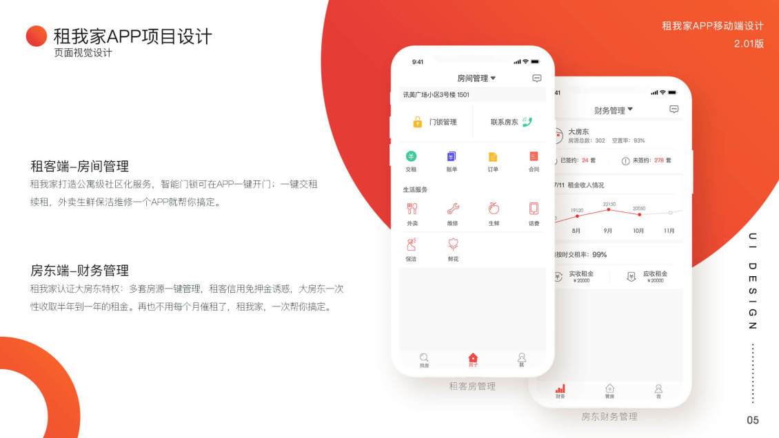 淘寶美工石媛租我家APP頁面視覺設(shè)計作品