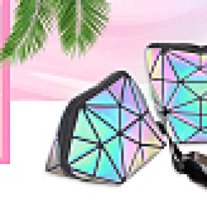 速卖通镭射包包海报