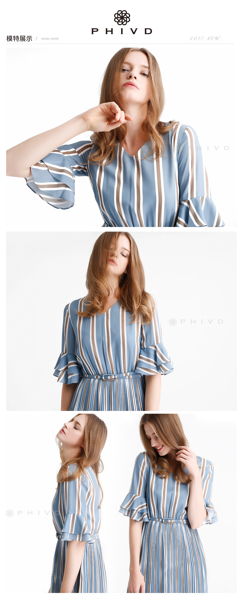 淘宝美工金雕春夏女装首页，详情页设计作品