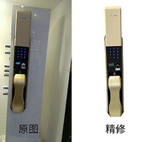 智能鎖精修圖