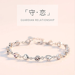 手链 银饰 装饰品 详情页