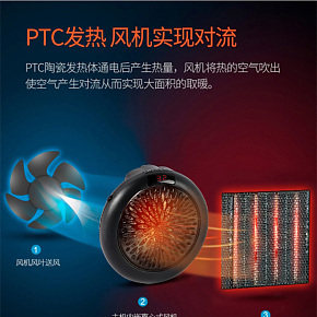 冬季迷你暖風(fēng)機(jī)省電速熱家用小型極速取暖器詳情