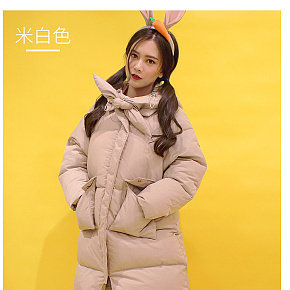 時尚中款羽絨服