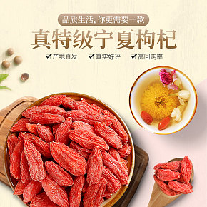 天貓正宗寧夏枸杞子食品天然詳情頁